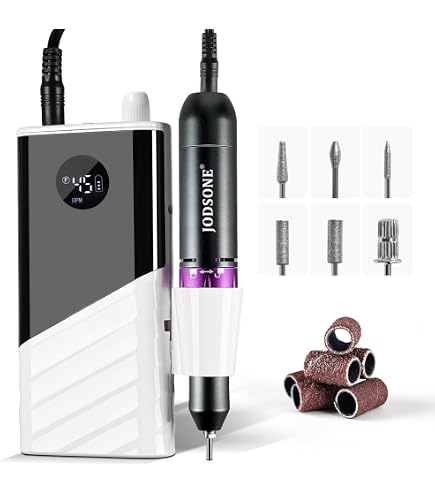 Amazon.com: JEWHITENY Portable Nail Drill SG717 Electric Nail File